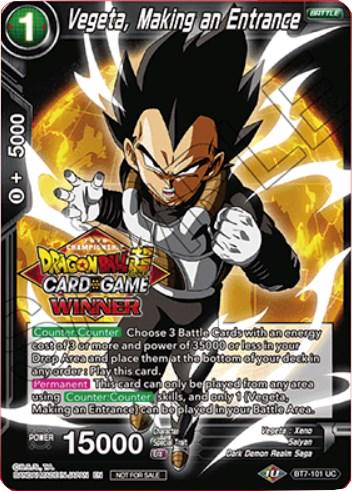 Vegeta, Making an Entrance [Top 16 Winner] BT7-101