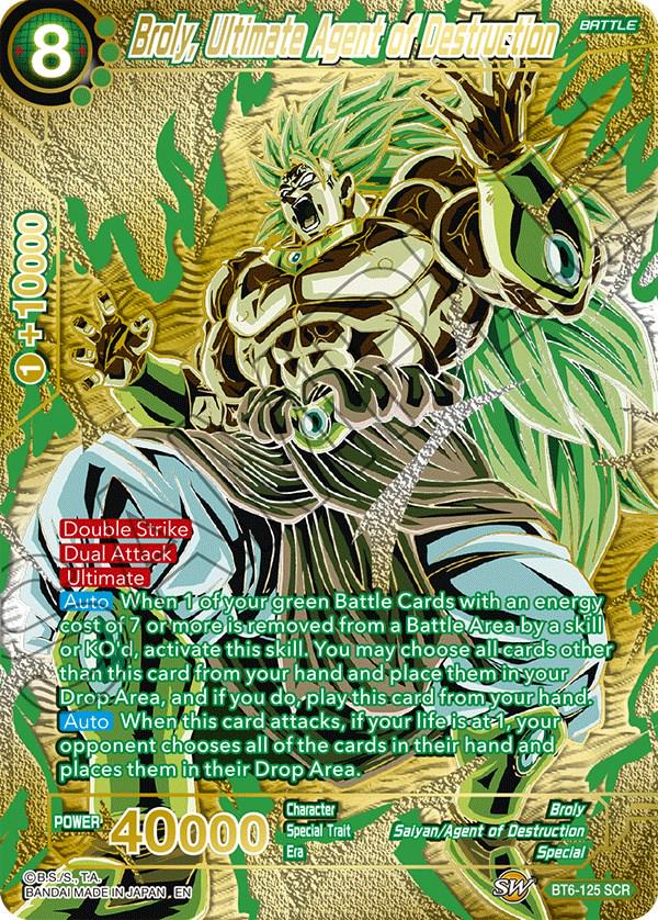 Broly, Ultimate Agent of Destruction [Premium Edition Foil] BT6-125