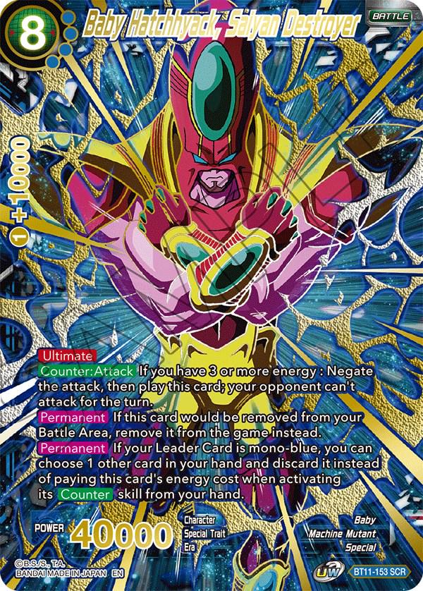 Baby Hatchhyack, Saiyan Destroyer [SCR Foil] BT11-153