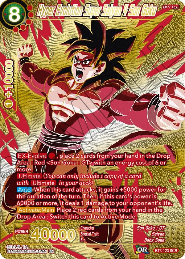 Hyper Evolution Super Saiyan 4 Son Goku [Premium Edition Foil] BT3-123