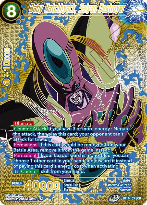Baby Hatchhyack, Saiyan Destroyer [Premium Edition Foil] BT11-153