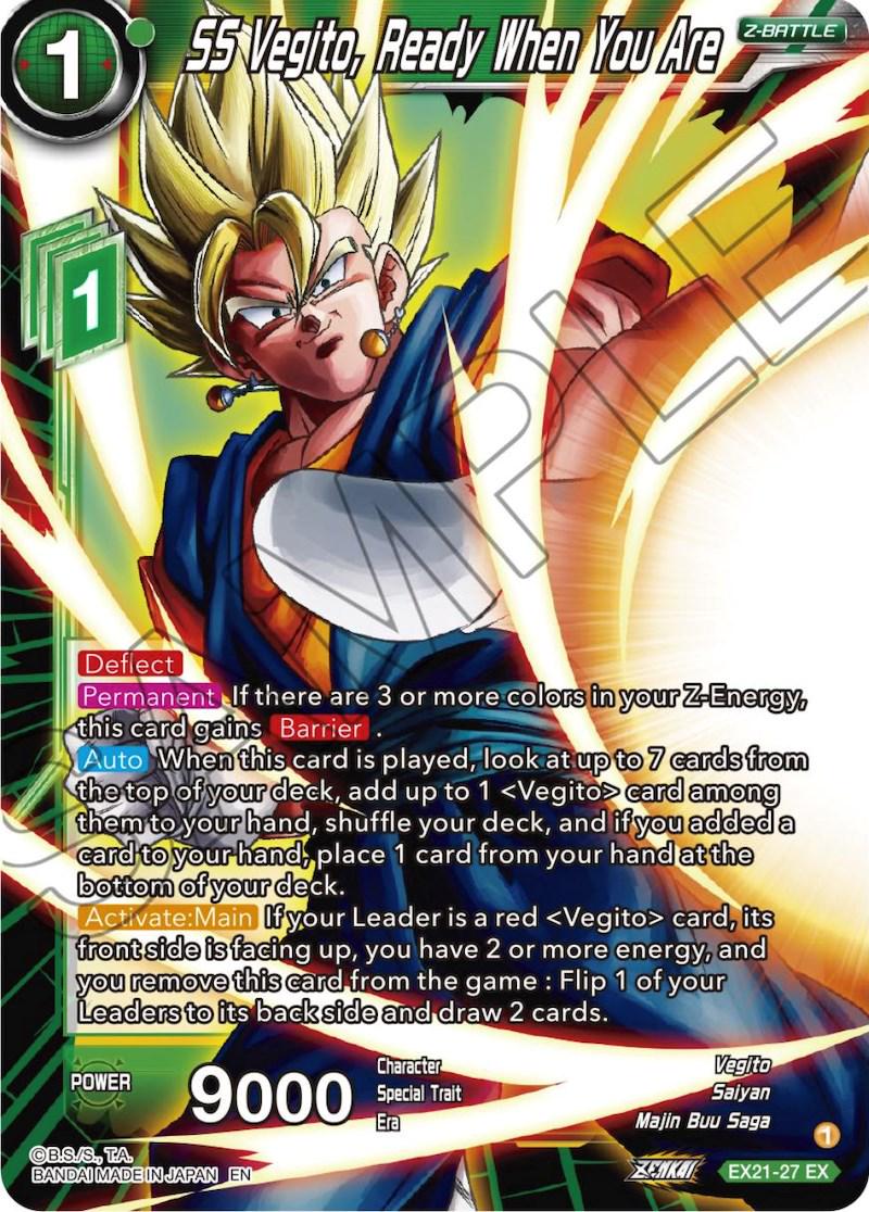 SS Vegito, Ready When You Are EX21-27