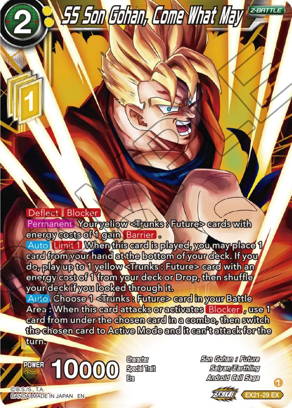 SS Son Gohan, Come What May EX21-29