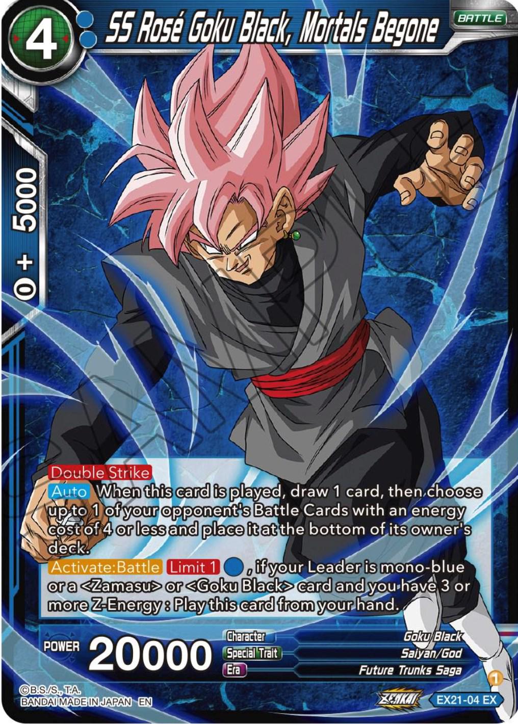SS Rose Goku Black, Mortals Begone EX21-04