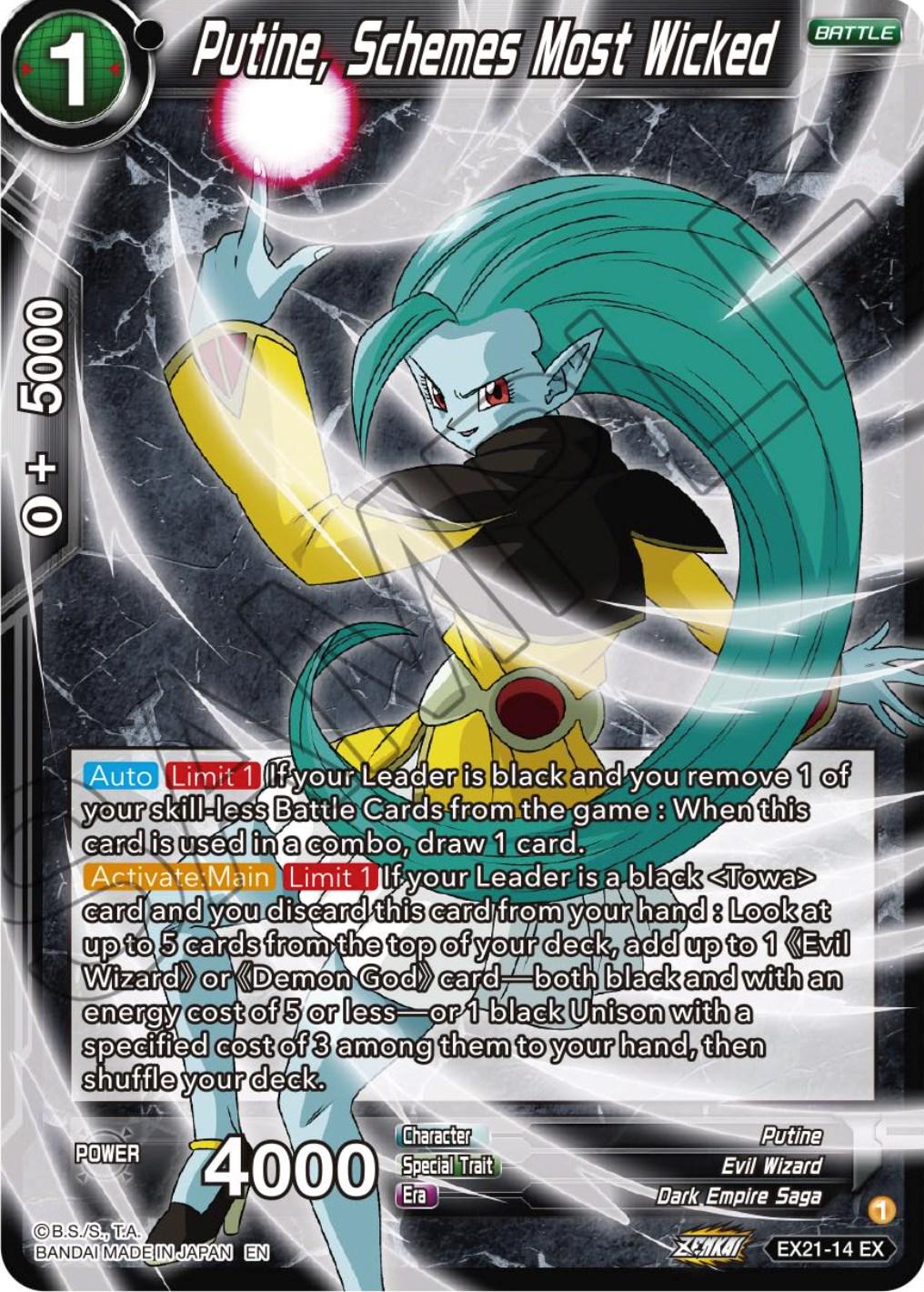 Putine, Schemes Most Wicked EX21-14