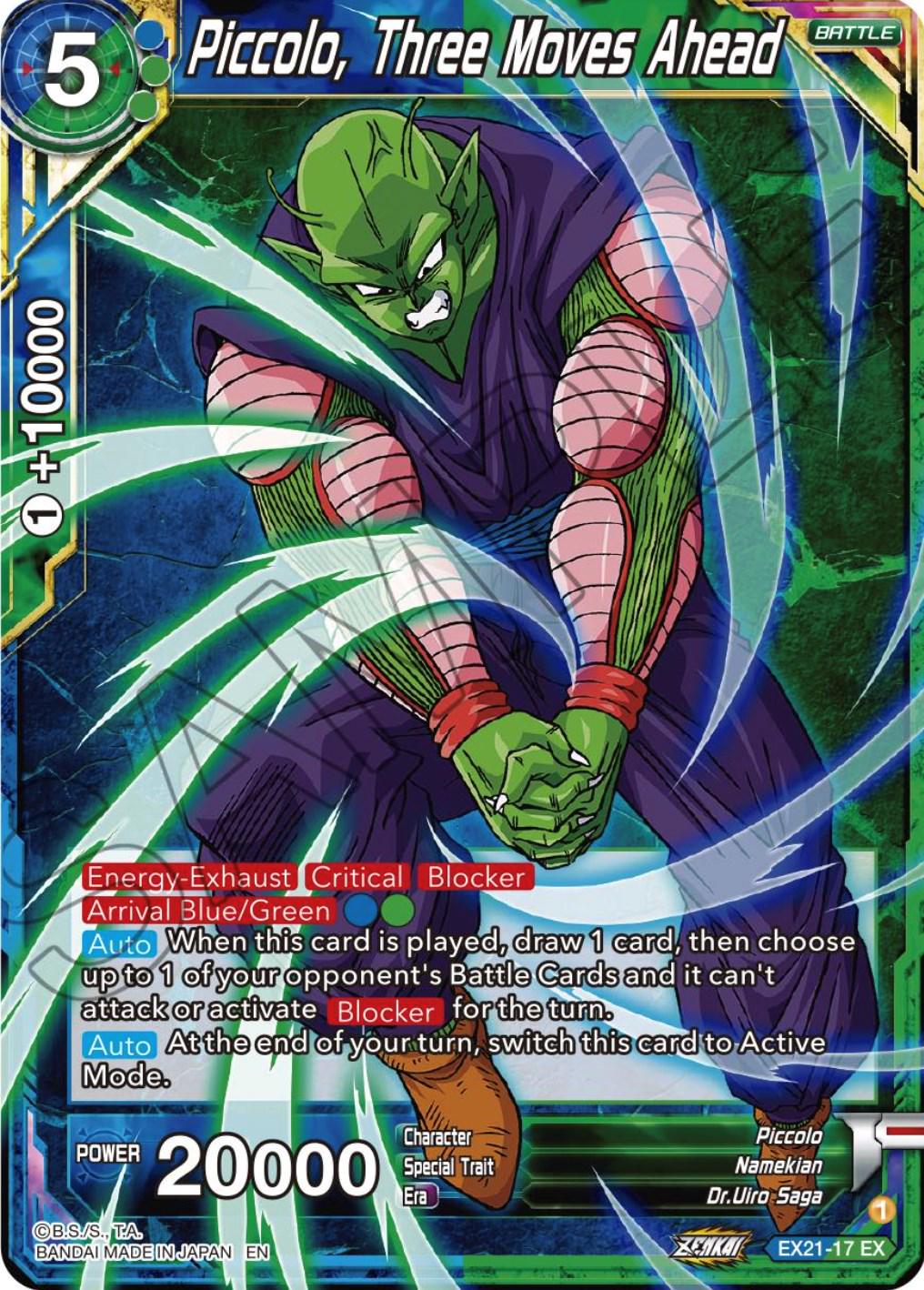 Piccolo, Three Moves Ahead EX21-17