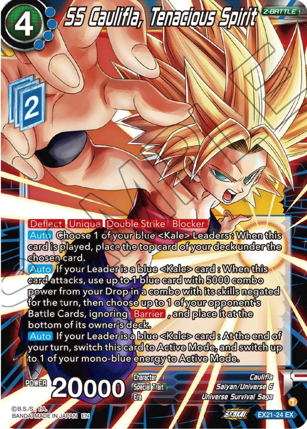 SS Caulifla, Tenacious Spirit EX21-24