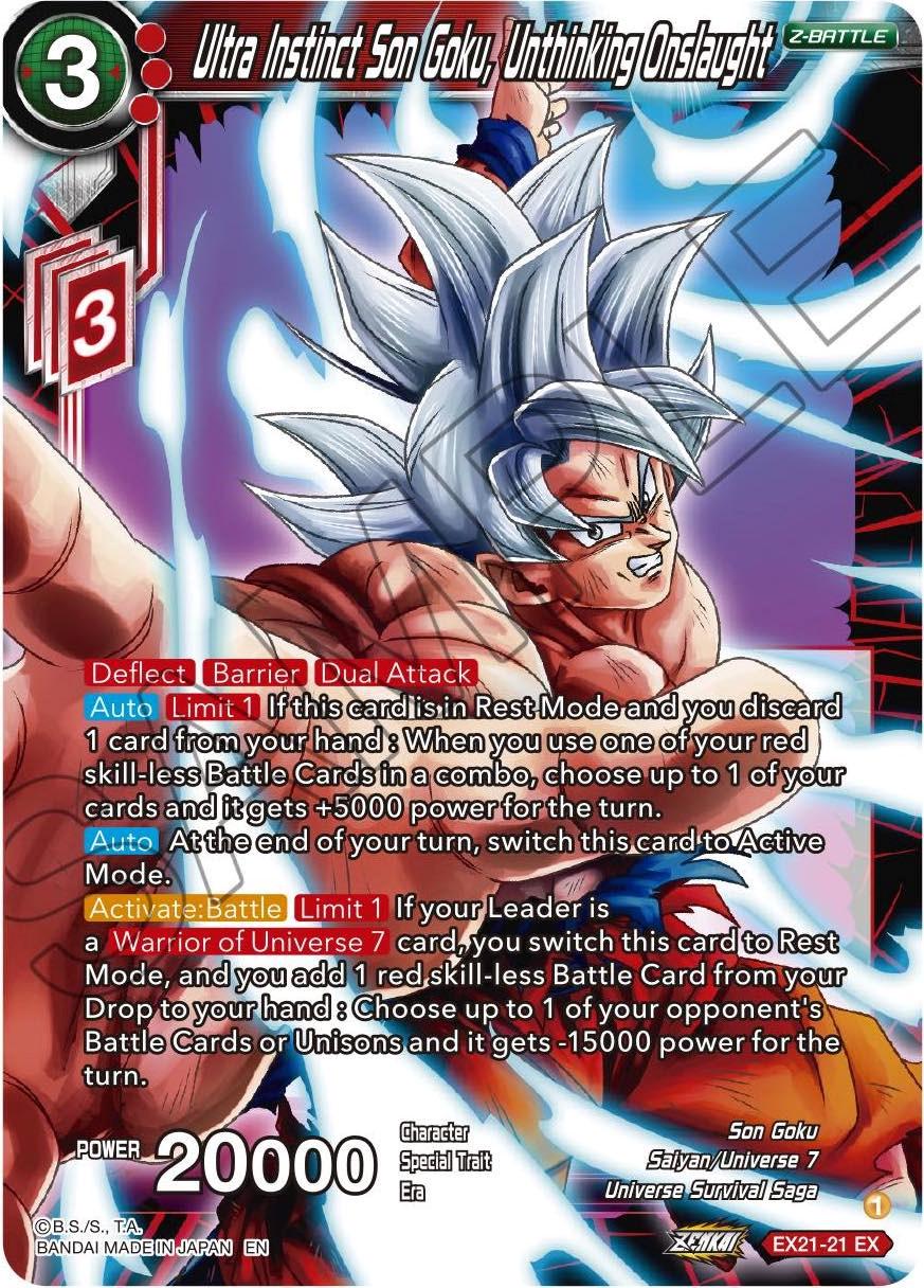 Ultra Instinct Son Goku, Unthinking Onslaught EX21-21