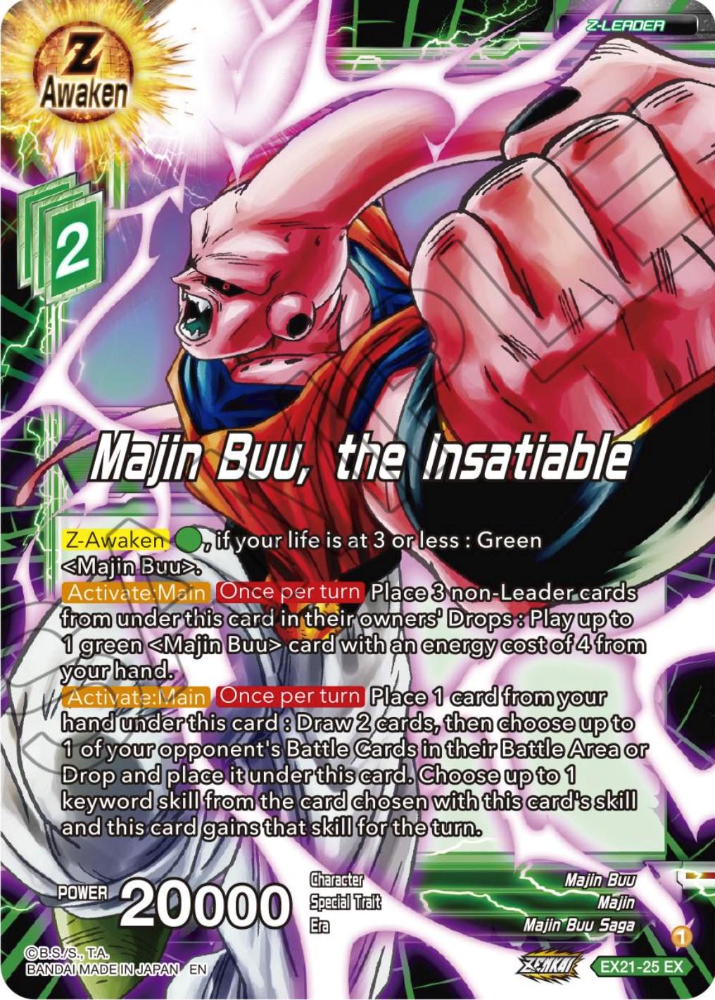 Majin Buu, the Insatiable EX21-25