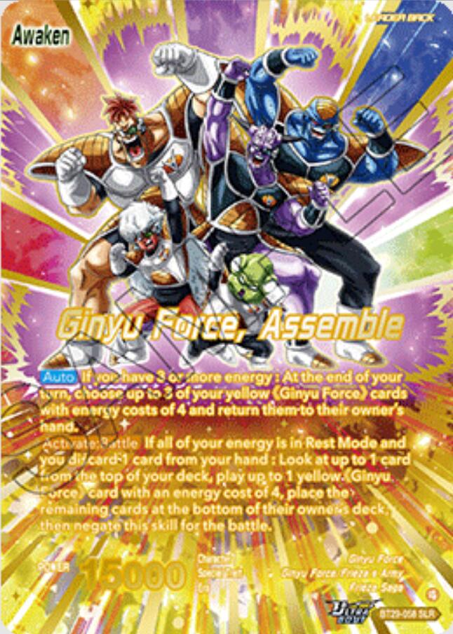 Ginyu // Ginyu Force, Assemble [SLR] BT29-058