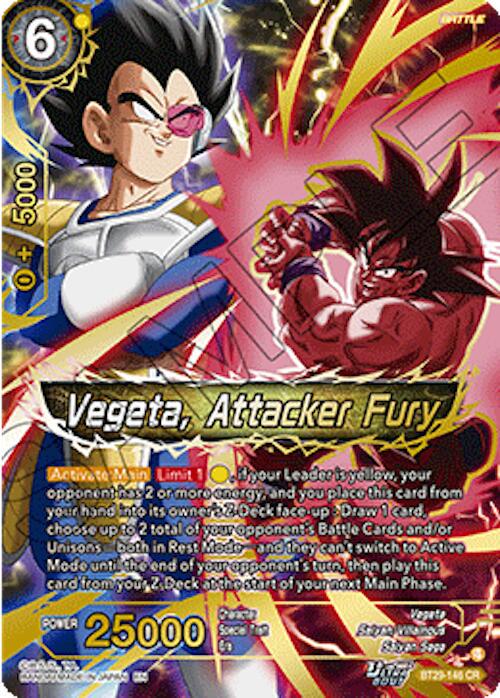 Vegeta, Attacker Fury BT29-146