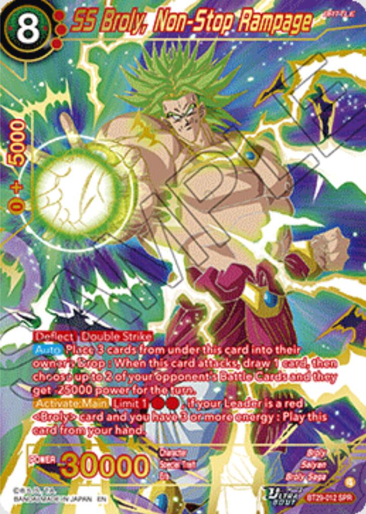 SS Broly, Non-Stop Rampage [SPR] BT29-012