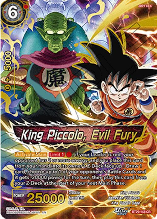 King Piccolo, Evil Fury BT29-143
