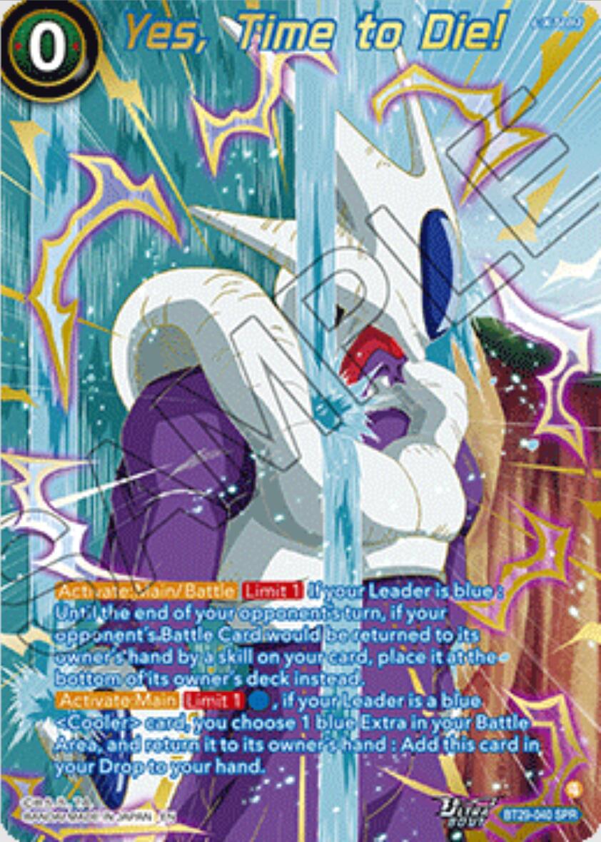 Yes, Time to Die! [SPR] BT29-040
