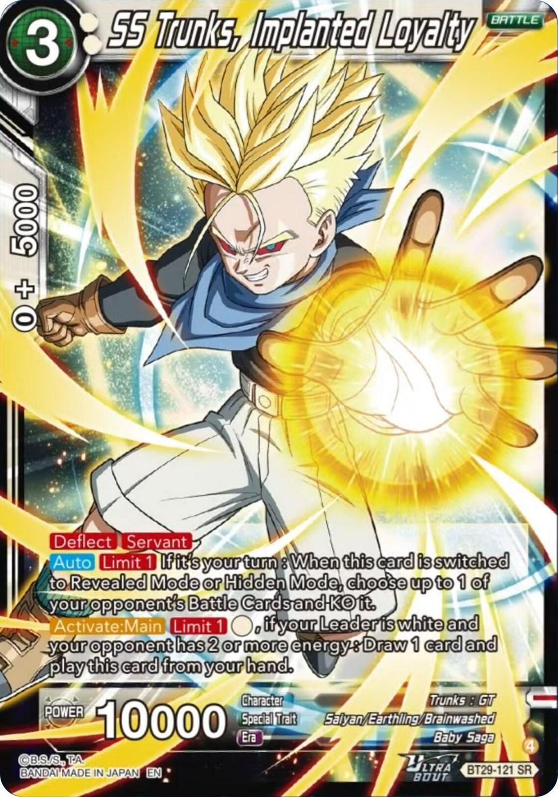 SS Trunks, Implanted Loyalty BT29-121