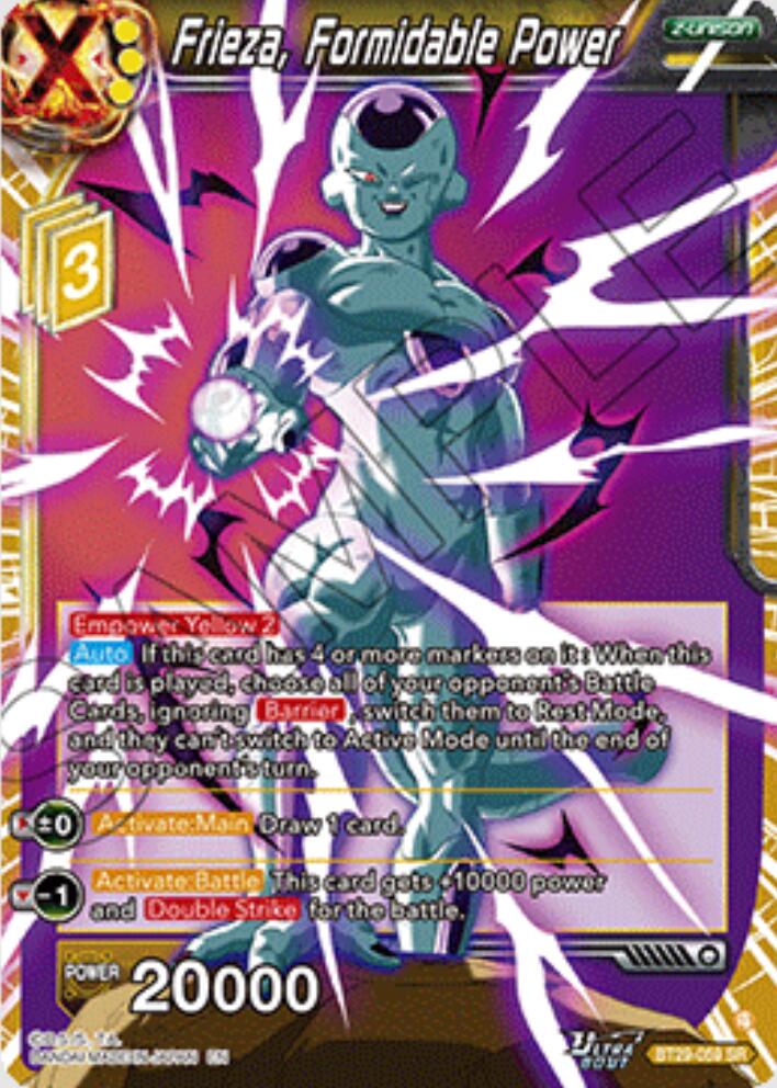 Frieza, Formidable Power BT29-059