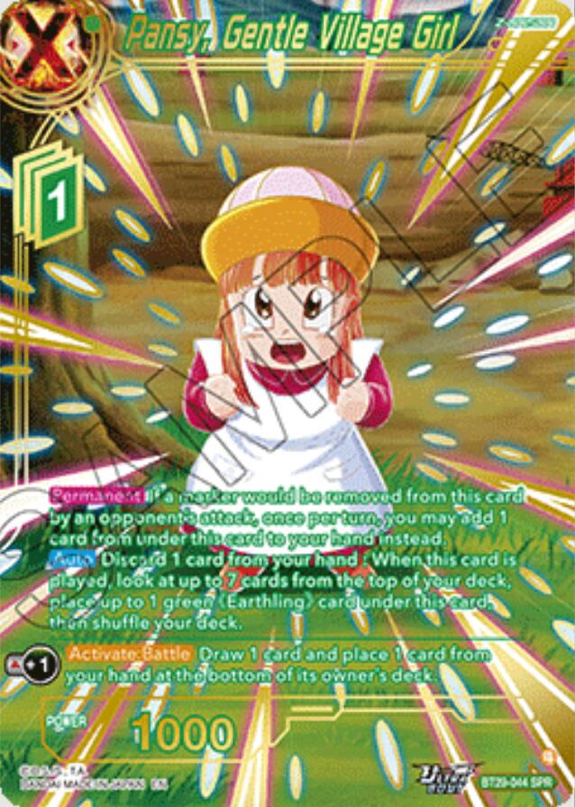 Pansy, Gentle Village Girl [SPR] BT29-044