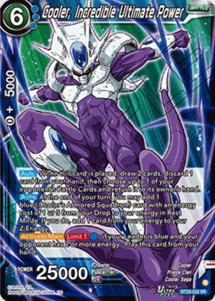 Cooler, Incredible Ultimate Power BT29-032