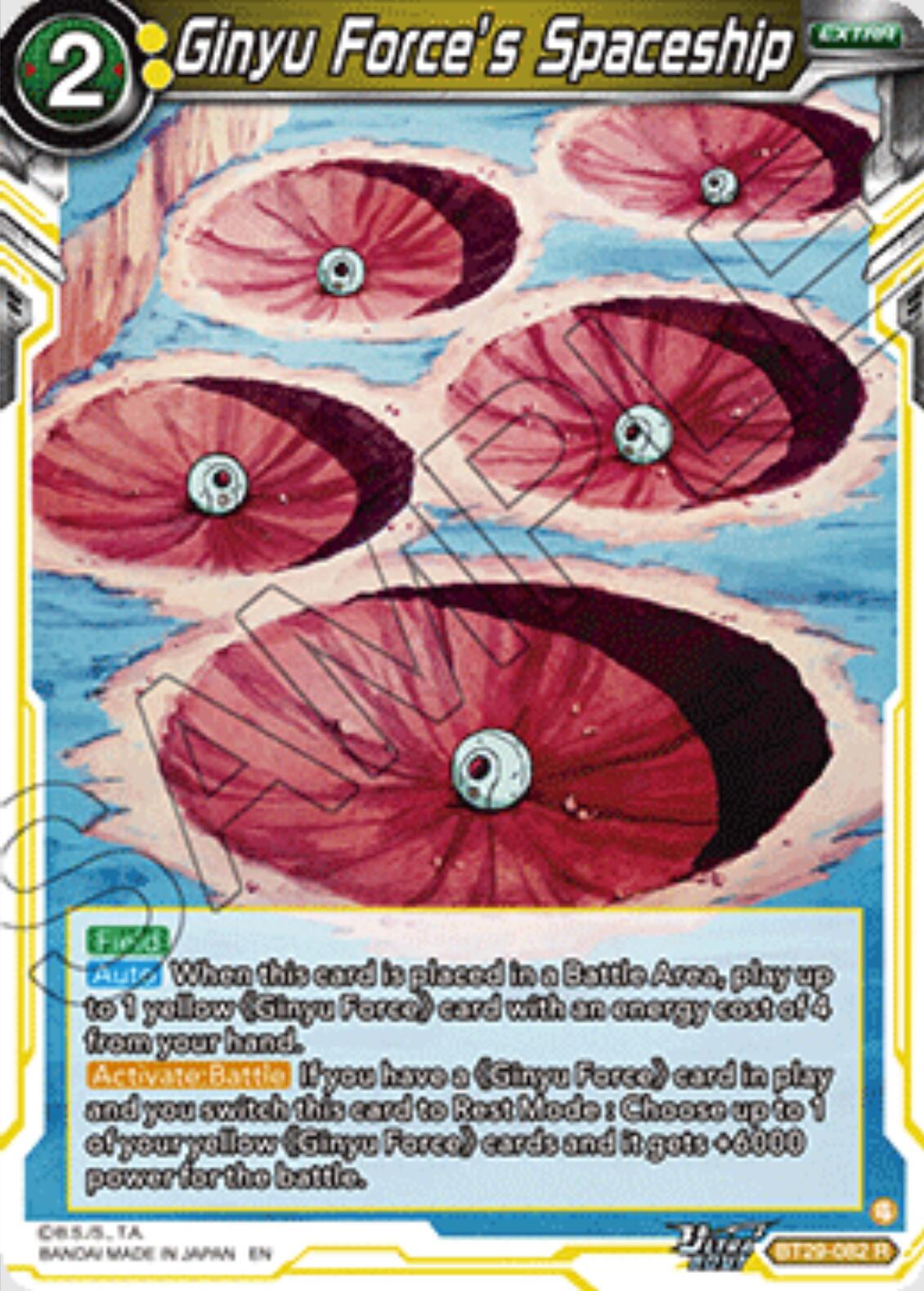 Ginyu Force's Spaceship BT29-082