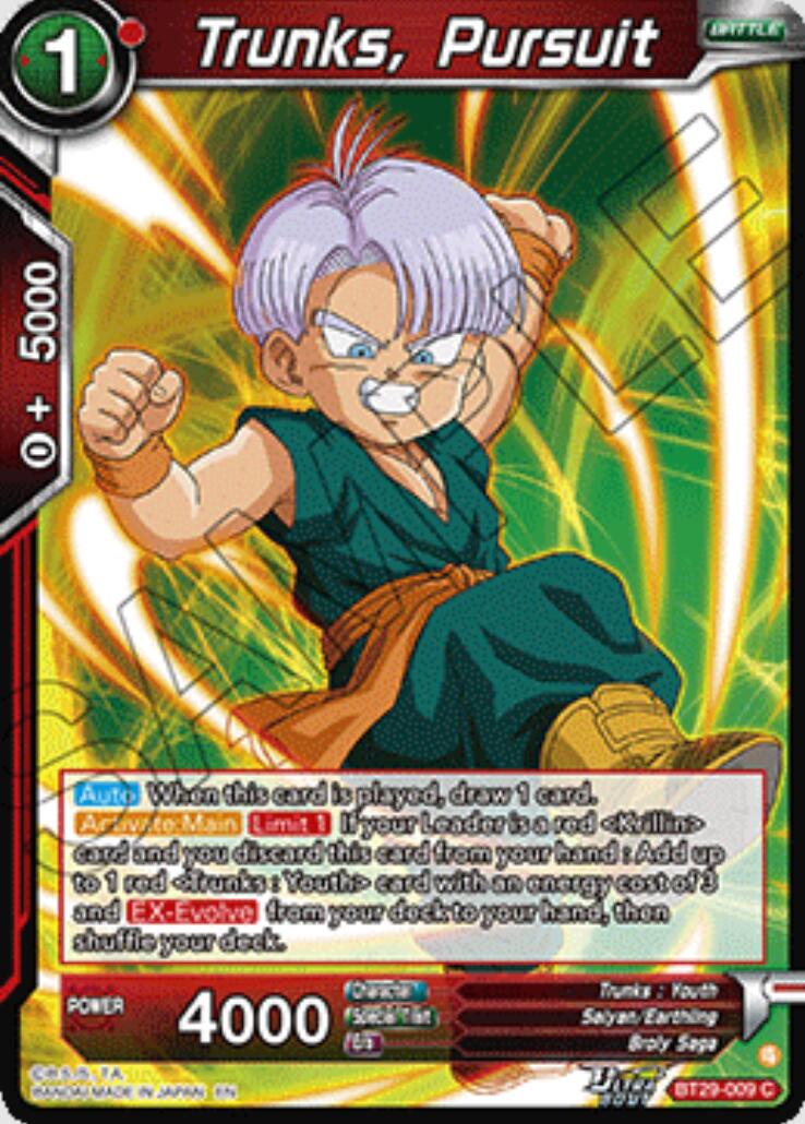 Trunks, Pursuit BT29-009