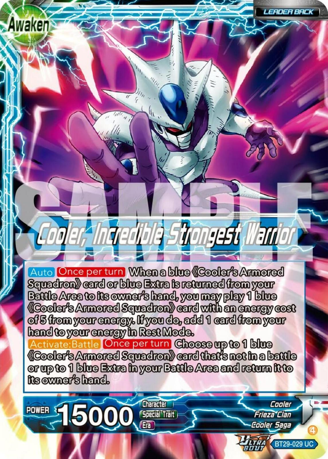 Cooler // Cooler, Incredible Strongest Warrior BT29-029