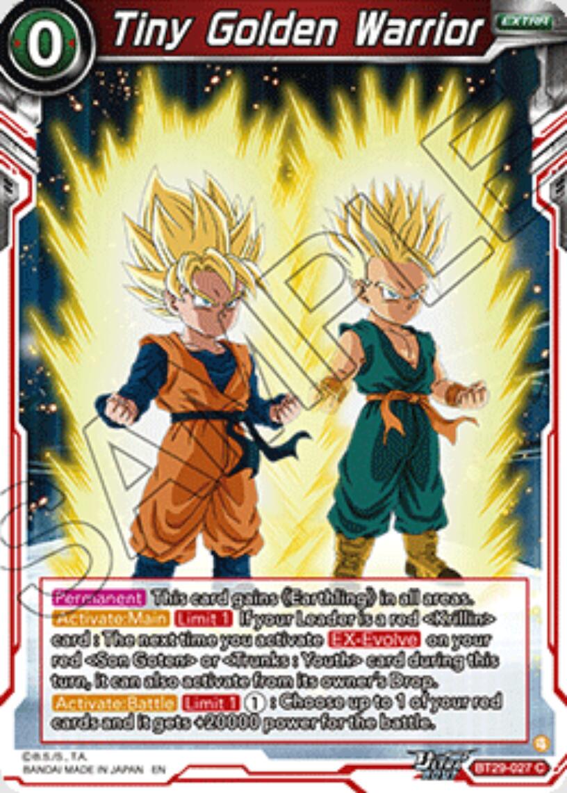 Tiny Golden Warrior BT29-027