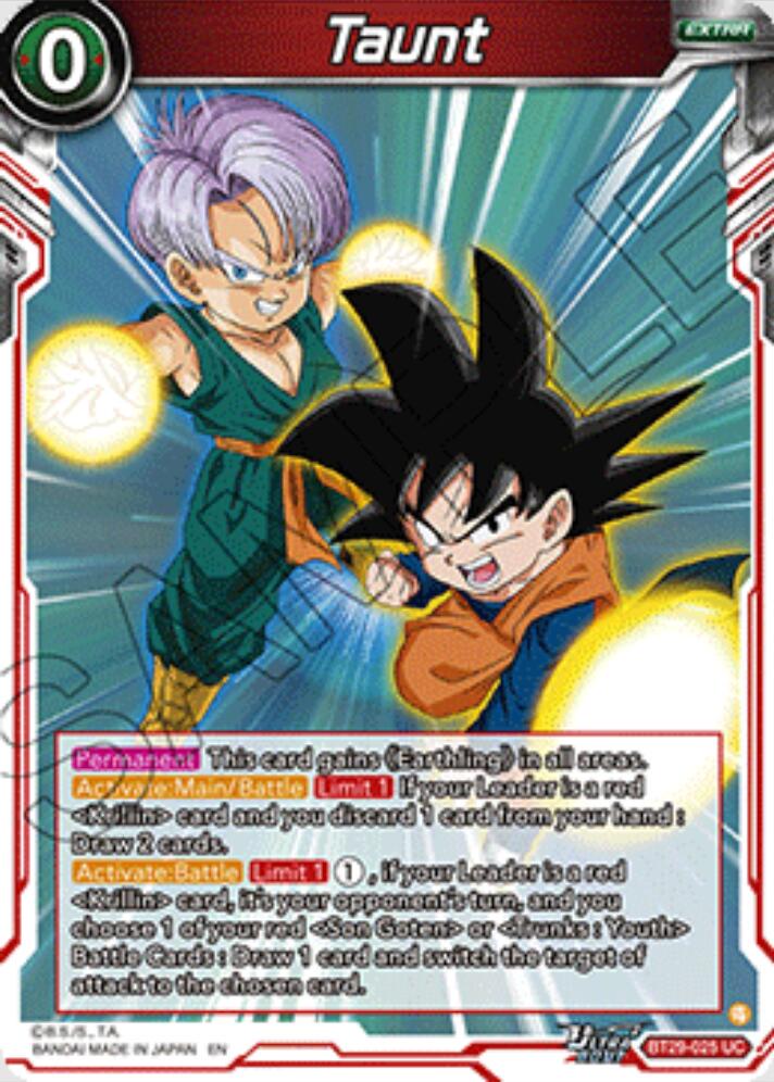 Taunt BT29-025
