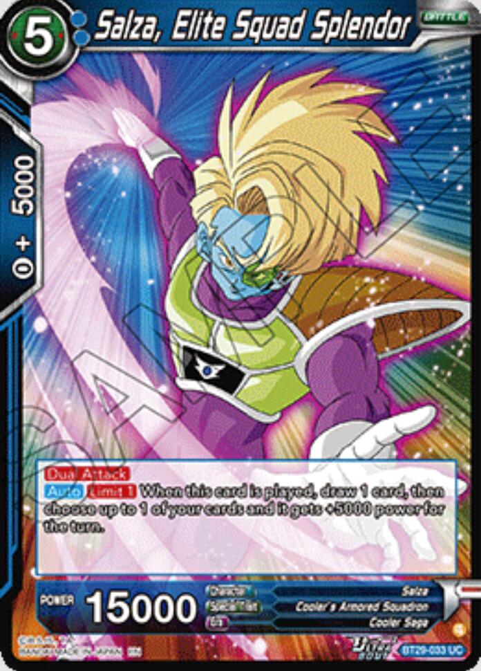Salza, Elite Squad Splendor BT29-033