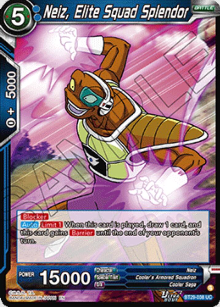 Neiz, Elite Squad Splendor BT29-038
