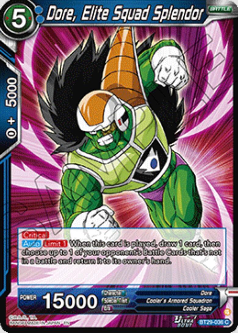Dore, Elite Squad Splendor BT29-036