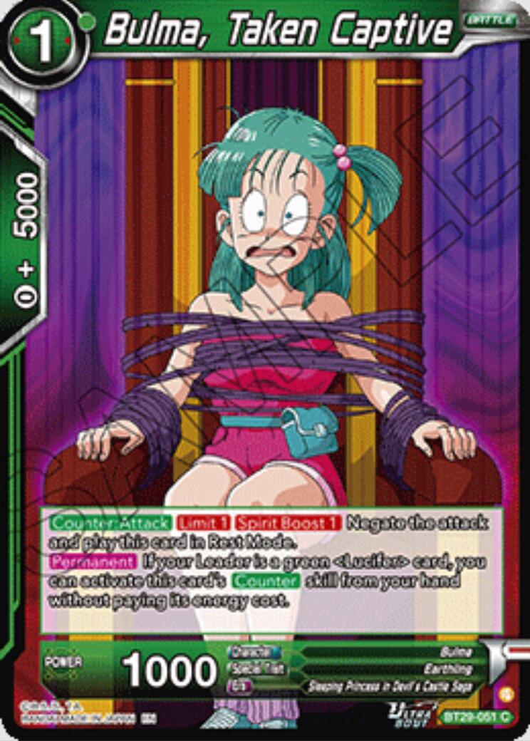 Bulma, Taken Captive BT29-051