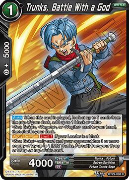 Trunks, Battle With a God BT29-098