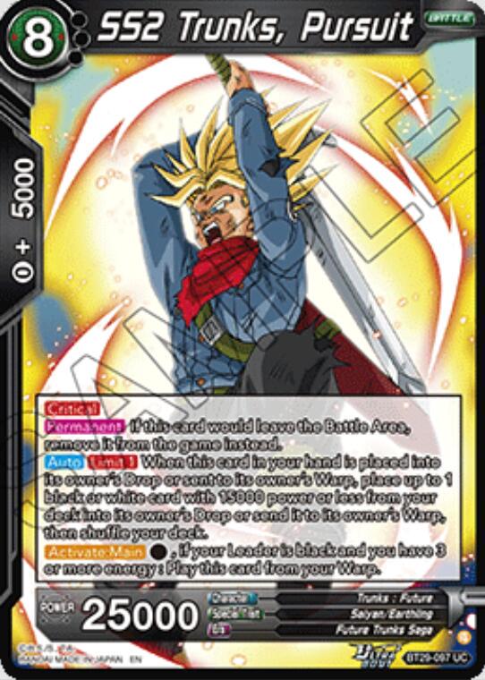SS2 Trunks, Pursuit BT29-097
