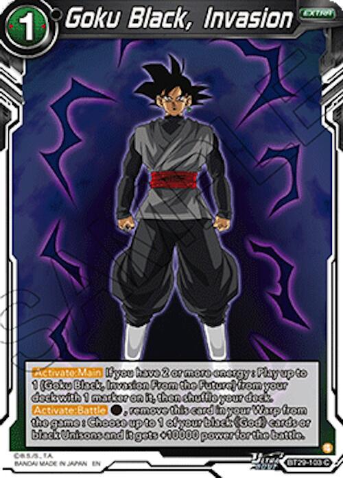 Goku Black, Invasion BT29-103