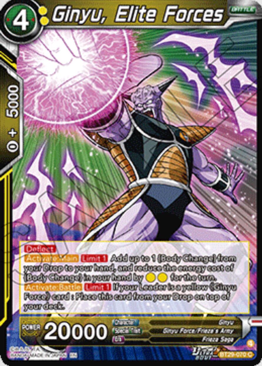 Ginyu, Elite Forces BT29-070