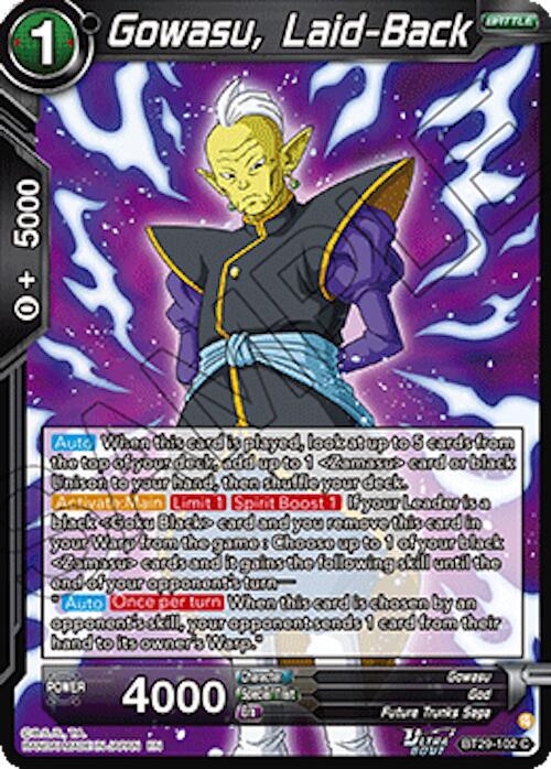 Gowasu, Laid-Back BT29-102