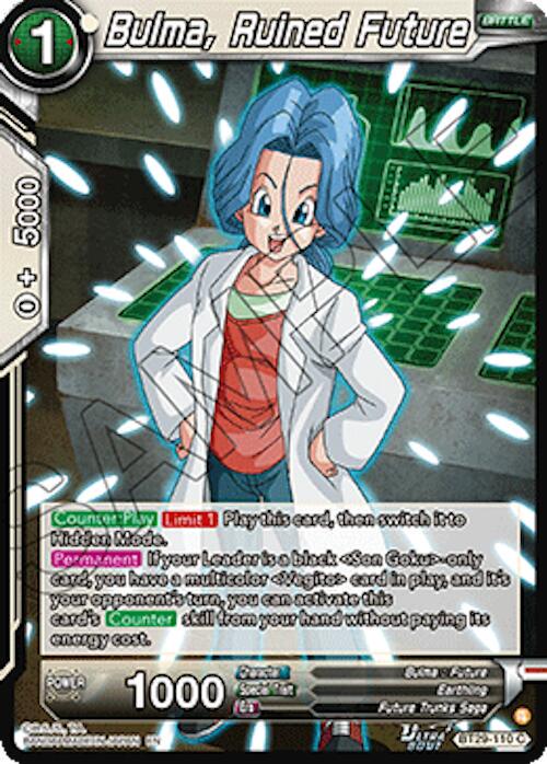Bulma, Ruined Future BT29-110