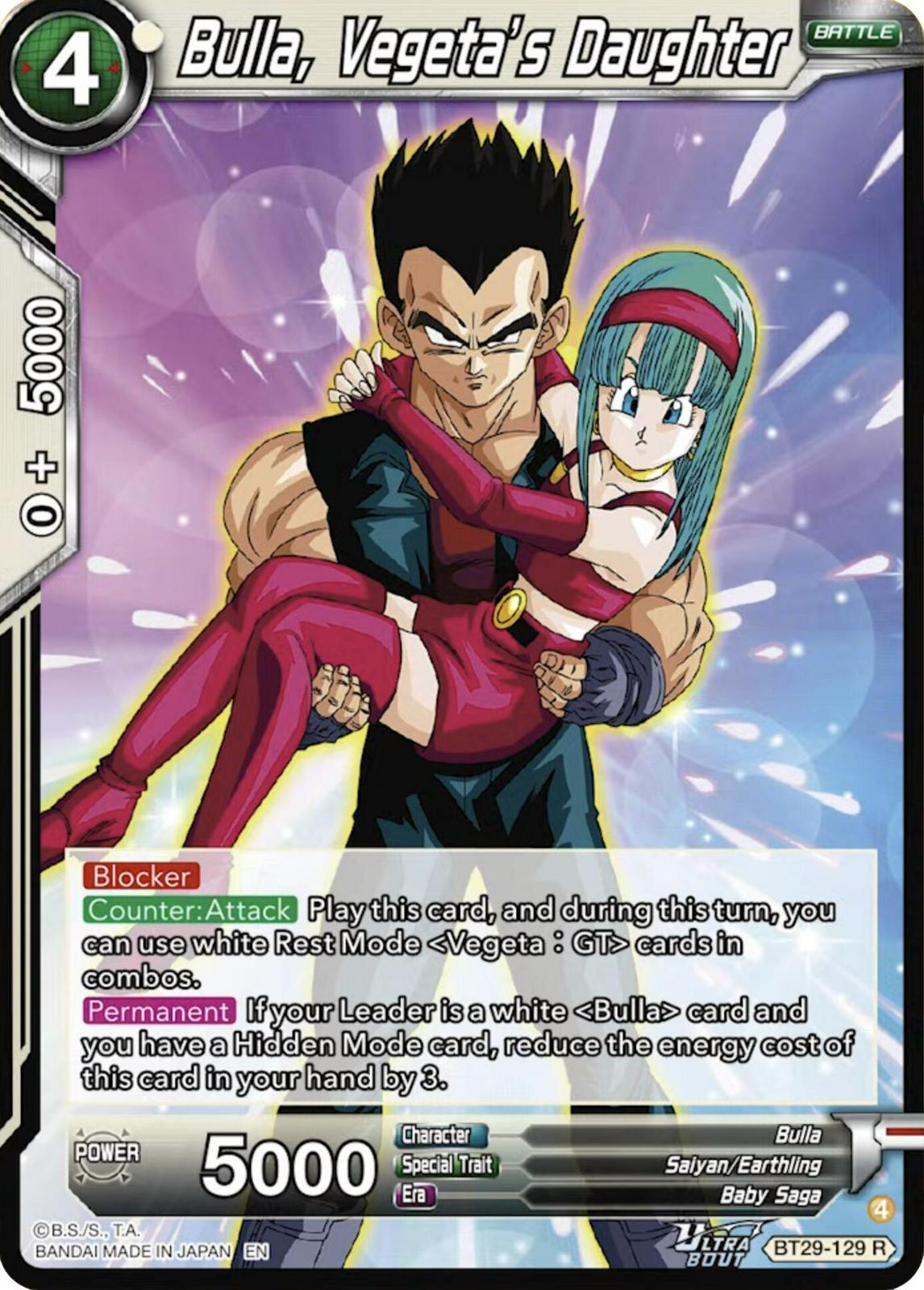 Bulla, Vegeta's Daughter BT29-129