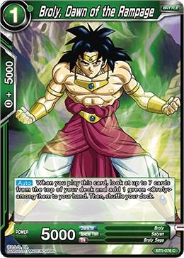 Broly, Dawn of the Rampage BT1-076