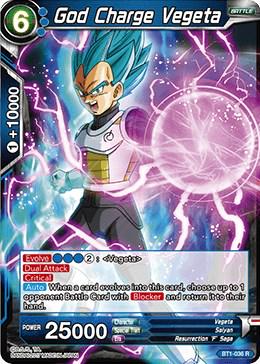 God Charge Vegeta BT1-036