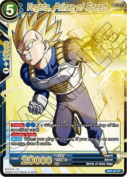 Vegeta, Prince of Speed [Foil] SD1-05