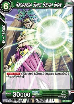 Rampaging Super Saiyan Broly BT1-075