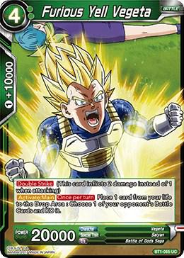 Furious Yell Vegeta BT1-065