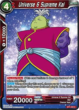 Universe 6 Supreme Kai BT1-022