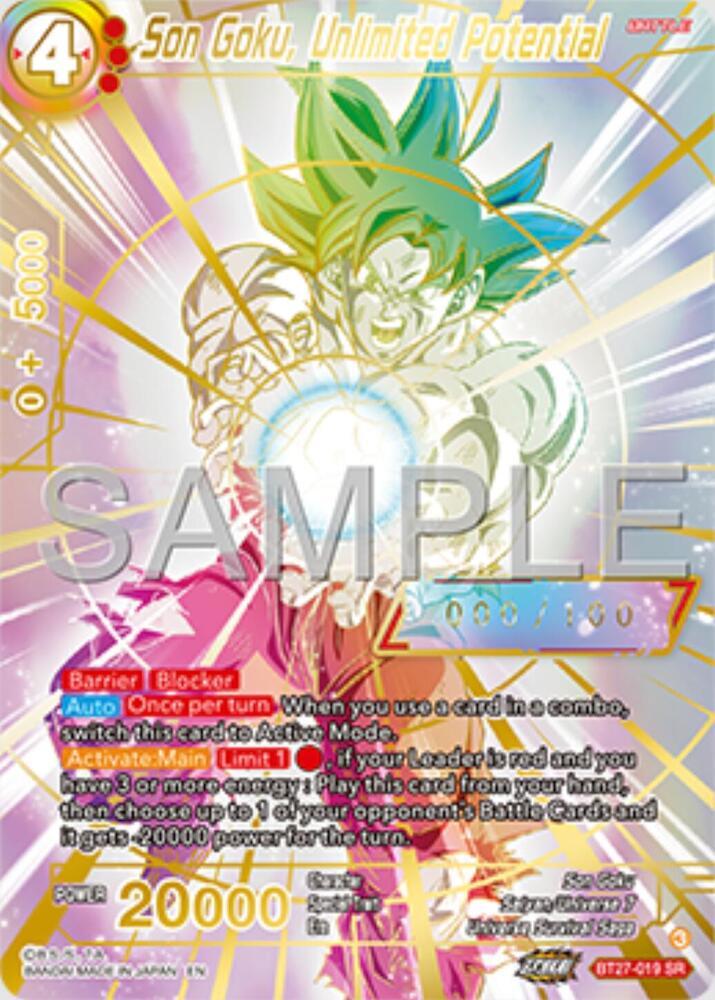 Son Goku, Unlimited Potential [Serial] BT27-019