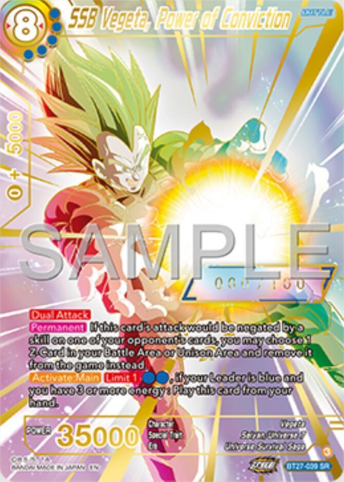 SSB Vegeta, Power of Conviction [Serial] BT27-039