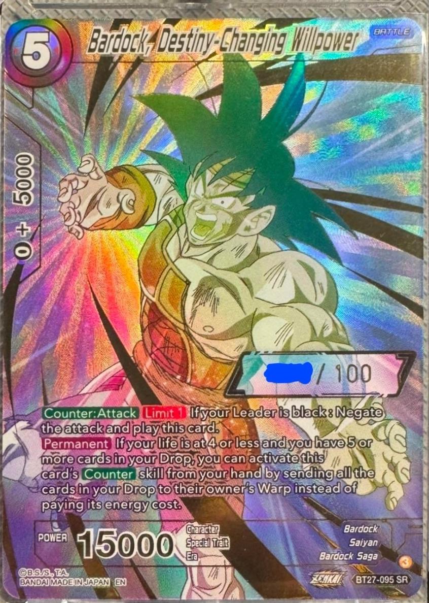 Bardock, Destiny-Changing Willpower [Serial] BT27-095