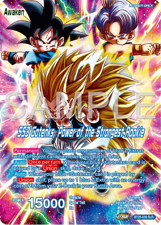 Gotenks // SS3 Gotenks, Power of the Strongest Rookie [SLR Foil] BT25-036