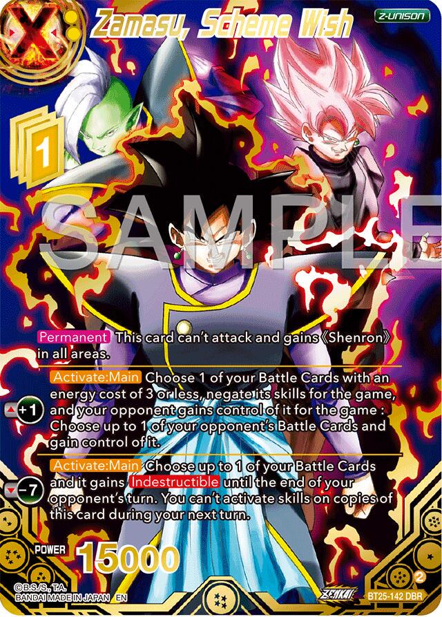 Zamasu, Scheme Wish [DBR Foil] BT25-142