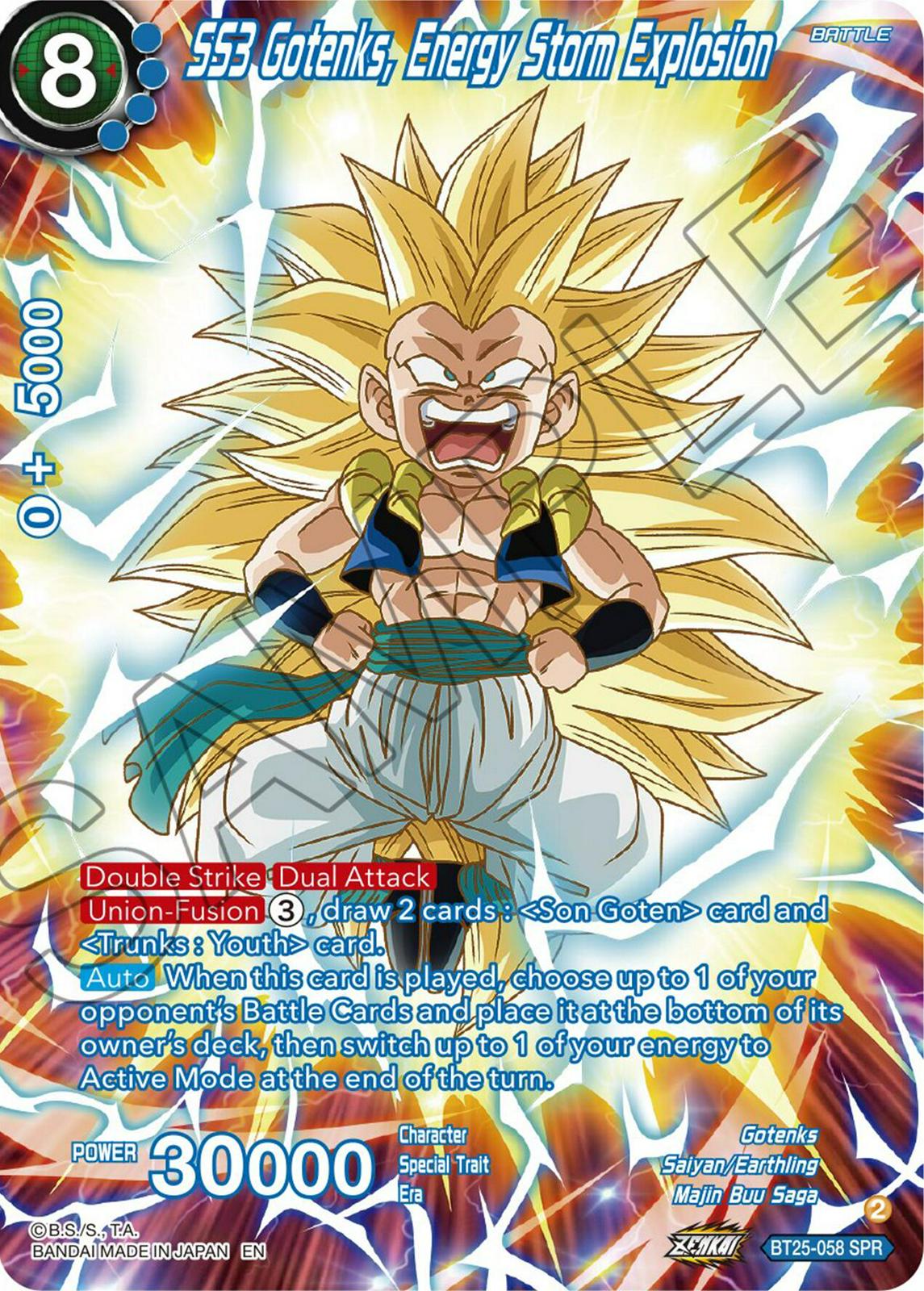 SS3 Gotenks, Energy Storm Explosion [SPR] BT25-058